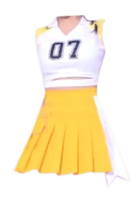 SKCU021 Order split women's cheerleading uniforms Online ordering waist cheerleading uniforms Design cheerleading suits Cheerleading uniforms hk center  youth cheer uniforms